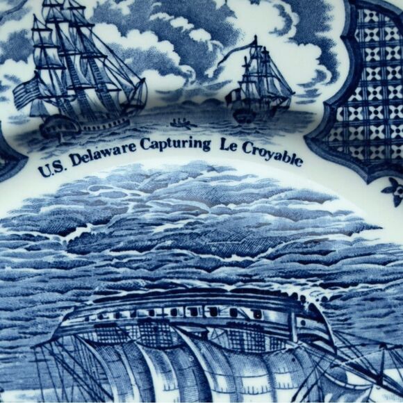 Alfred Meakin 1970’s Friendship of Salem Fair Winds Collectible Plate 10.5” #3 - Picture 8 of 16